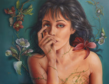 Load image into Gallery viewer, Hellebore Lady - Original Painting
