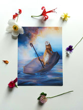 Load image into Gallery viewer, Floating Ferret - Art Print
