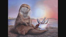 Load and play video in Gallery viewer, Otter Tea - Original Painting

