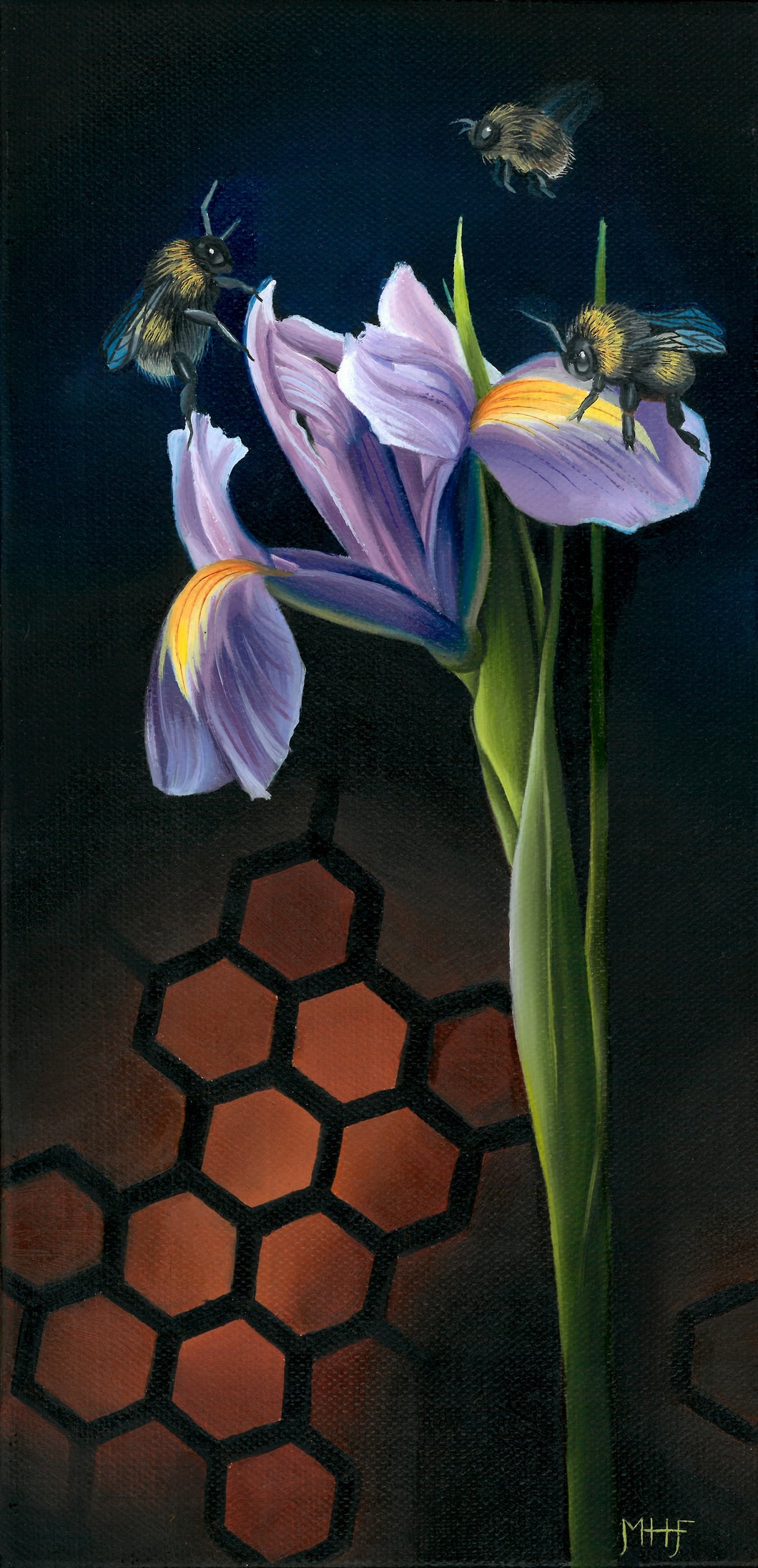 Helpful Hive - Original Painting